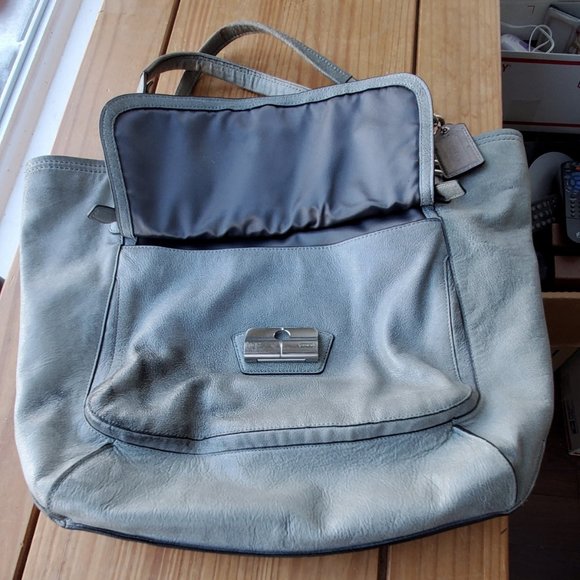 Coach Kristin Pinnacle Leather Handbag 19385 - Picture 2 of 10